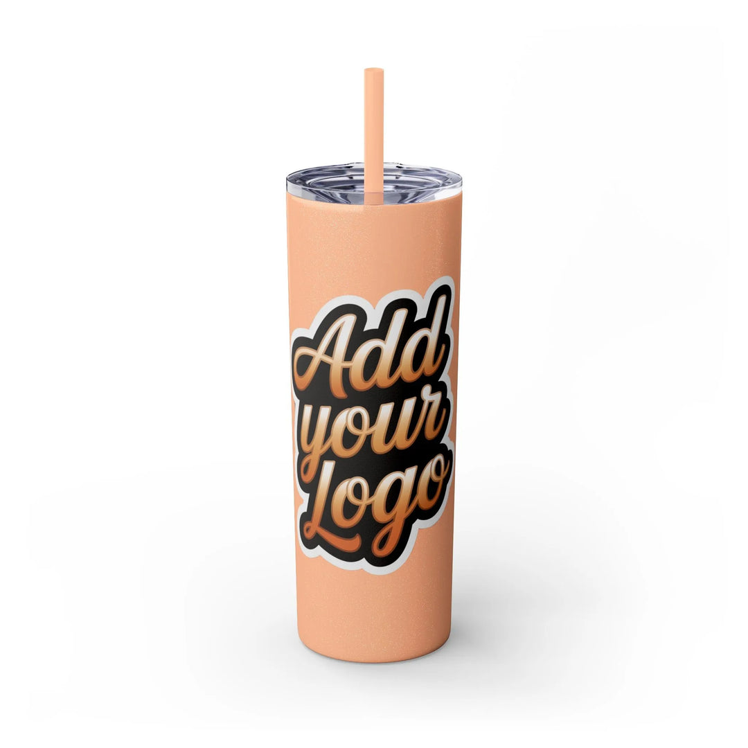 Tumbler with Logo for Marketing - Skinny Tumbler - iCustomLabel