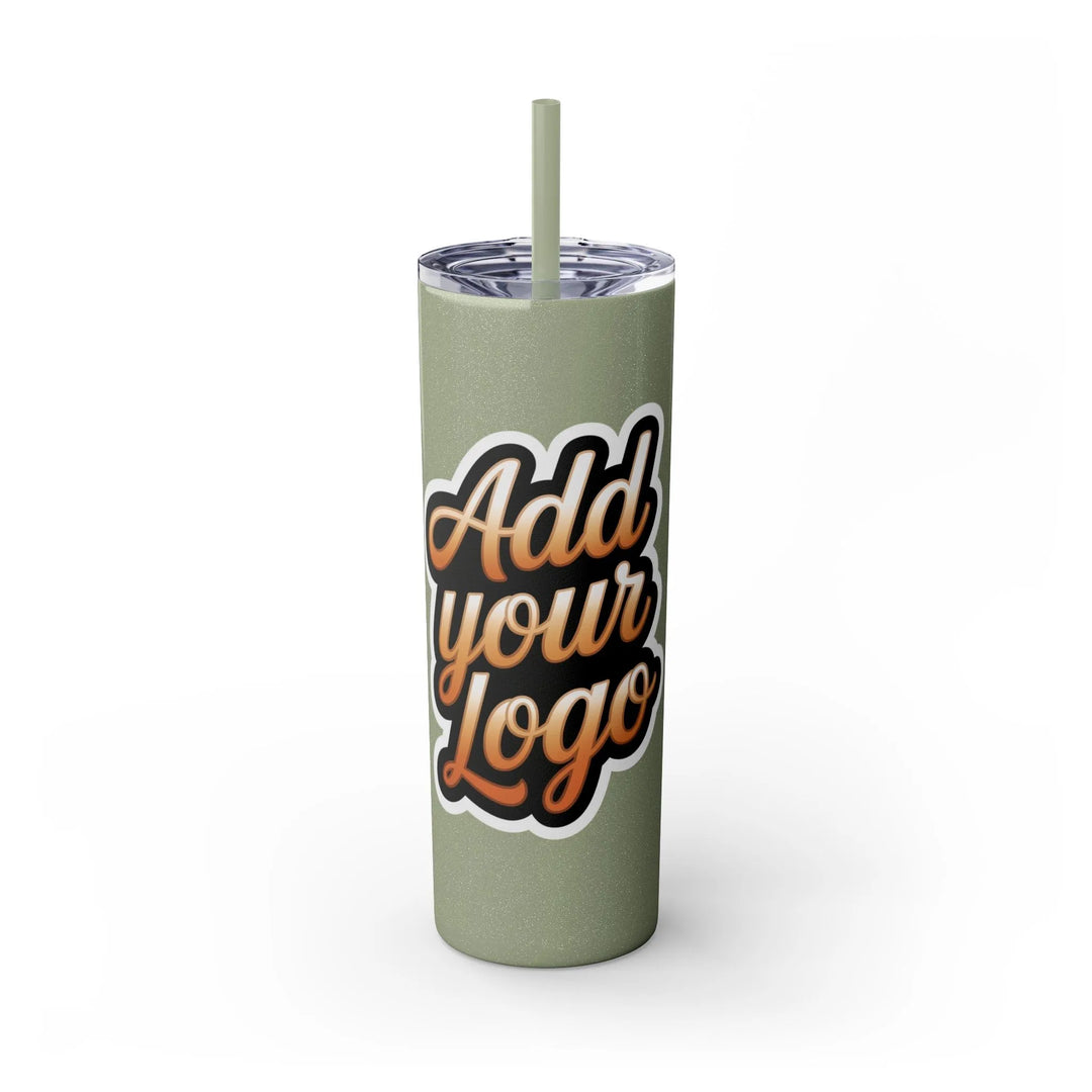 Tumbler with Logo for Marketing - Skinny Tumbler - iCustomLabel