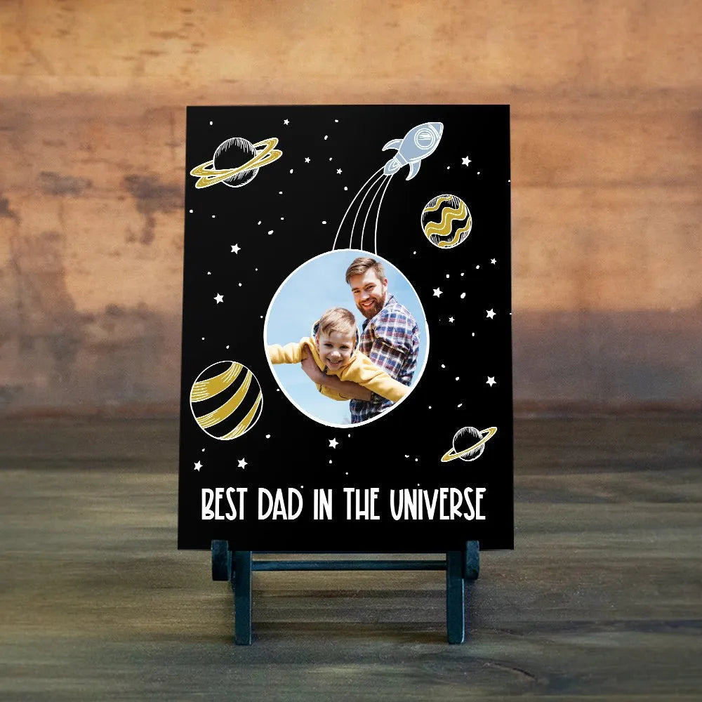 Universe Dad Plaque - iCustomLabel