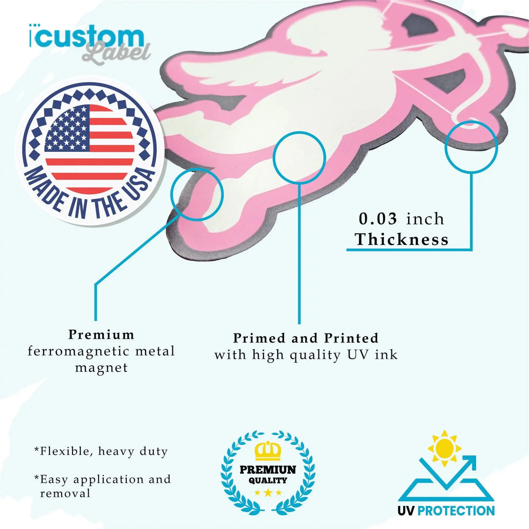 Valentine Heart Garage Magnets - iCustomLabel