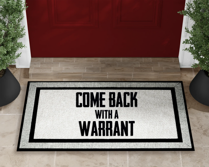 Warrant Welcome Mat