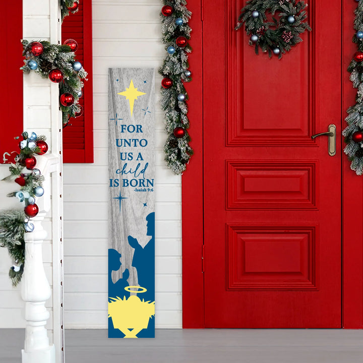 We Believe Christmas Porch Sign - iCustomLabel