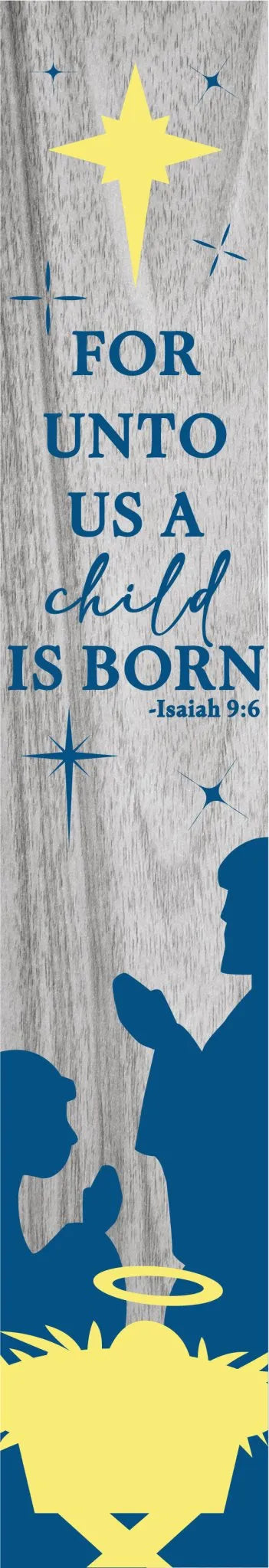 We Believe Christmas Porch Sign - iCustomLabel