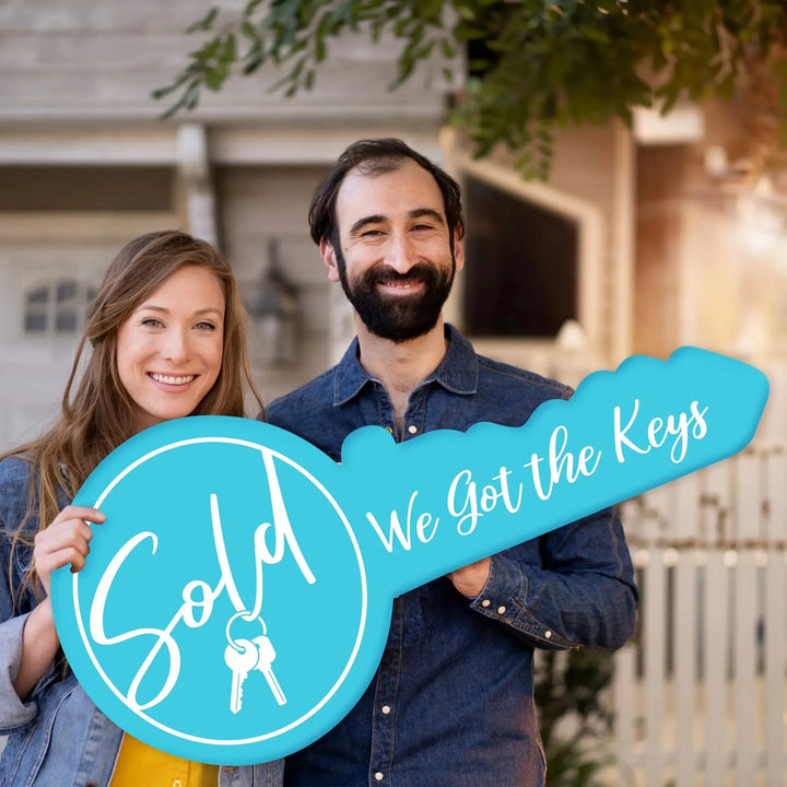 We Got The Keys Realtor Key Sign - iCustomLabel