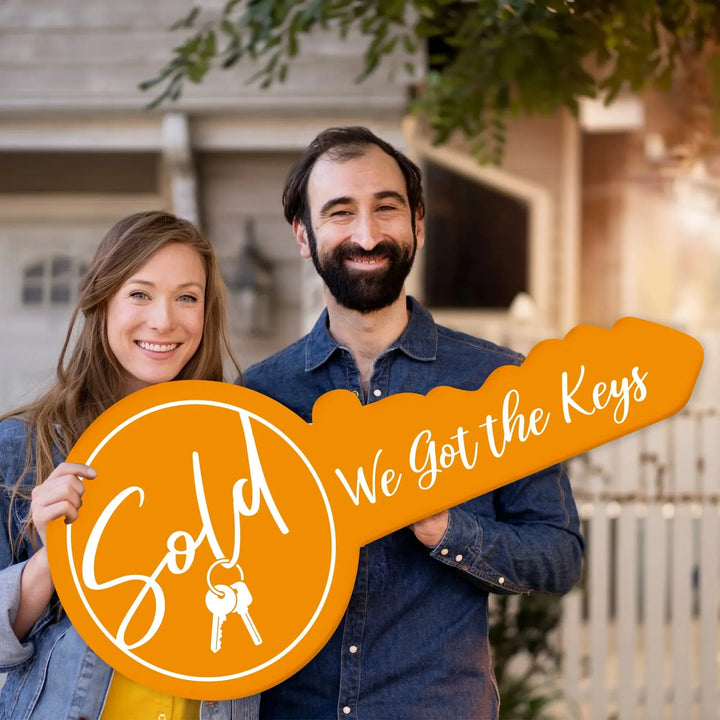 We Got The Keys Realtor Key Sign - iCustomLabel