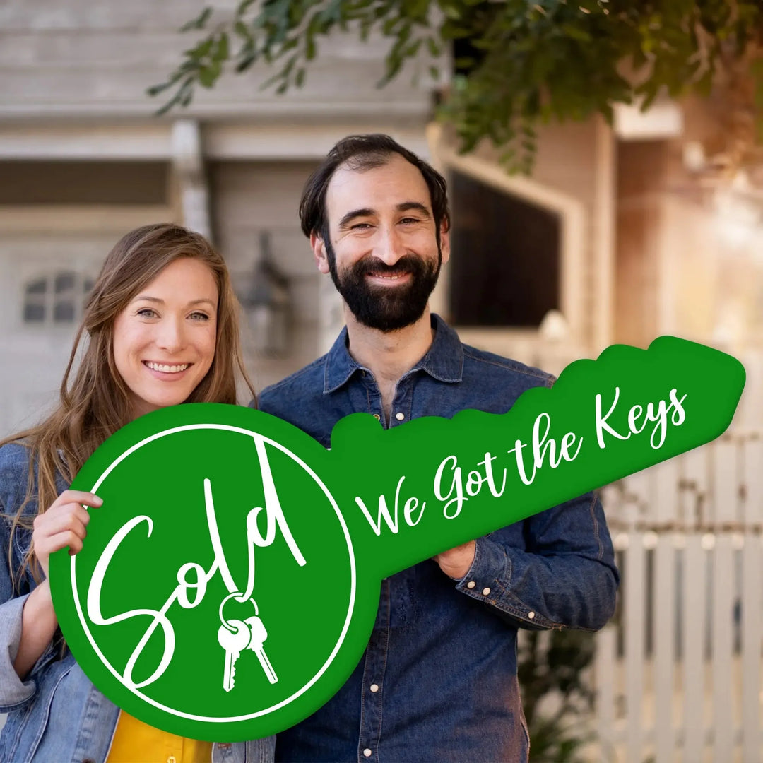 We Got The Keys Realtor Key Sign - iCustomLabel