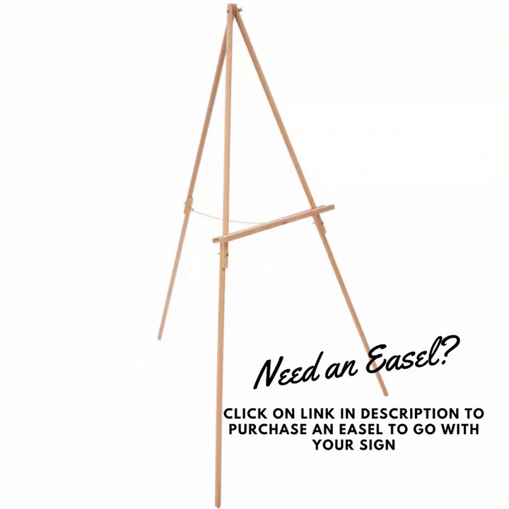 We Say I Do Rehearsal Welcome Sign - iCustomLabel