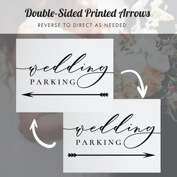 Wedding Parking Yard Sign - iCustomLabel