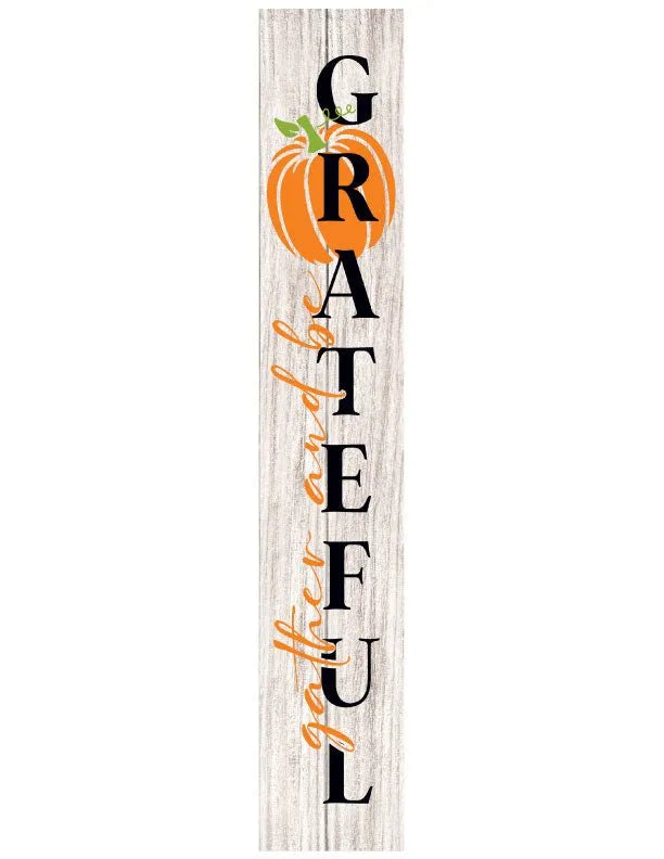 Welcome Pumpkin Sign Porch Leaner - iCustomLabel