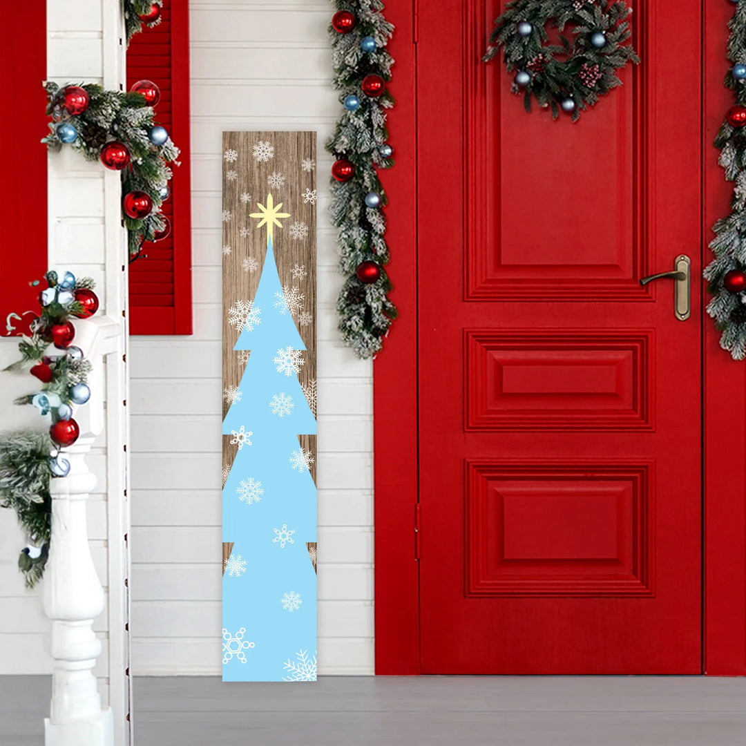 White Christmas Porch Sign - iCustomLabel