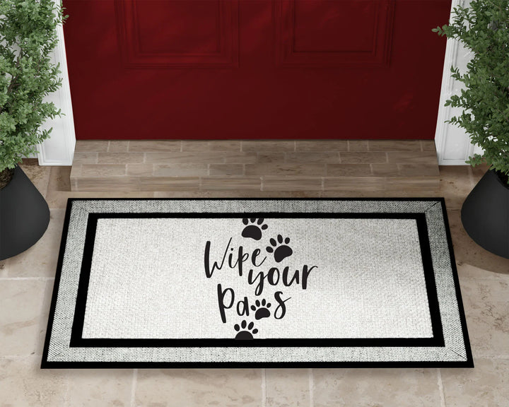 Wipe Your Paws Welcome Mat