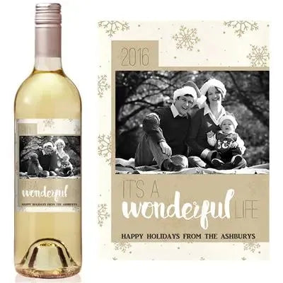 Wonderful Life Wine Label - iCustomLabel