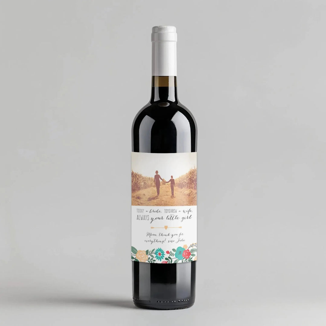 Your Little Girl Wine Label - iCustomLabel